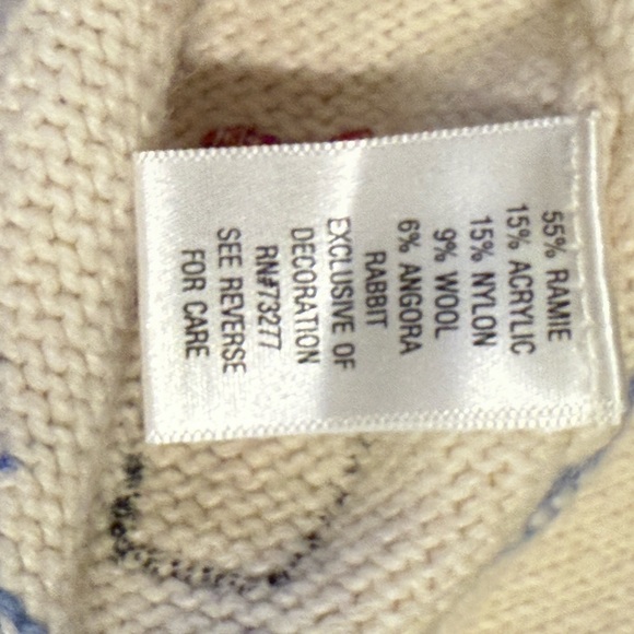 Croft & Barrow Vintage Christmas Embellished
Cardigan Sweater Size Medium - Picture 4 of 5